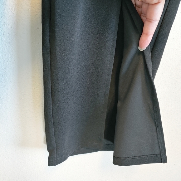 Eloquii Black Pants Sz 14 Career Work Wear Minimalist Contemporary Classic - Picture 3 of 9